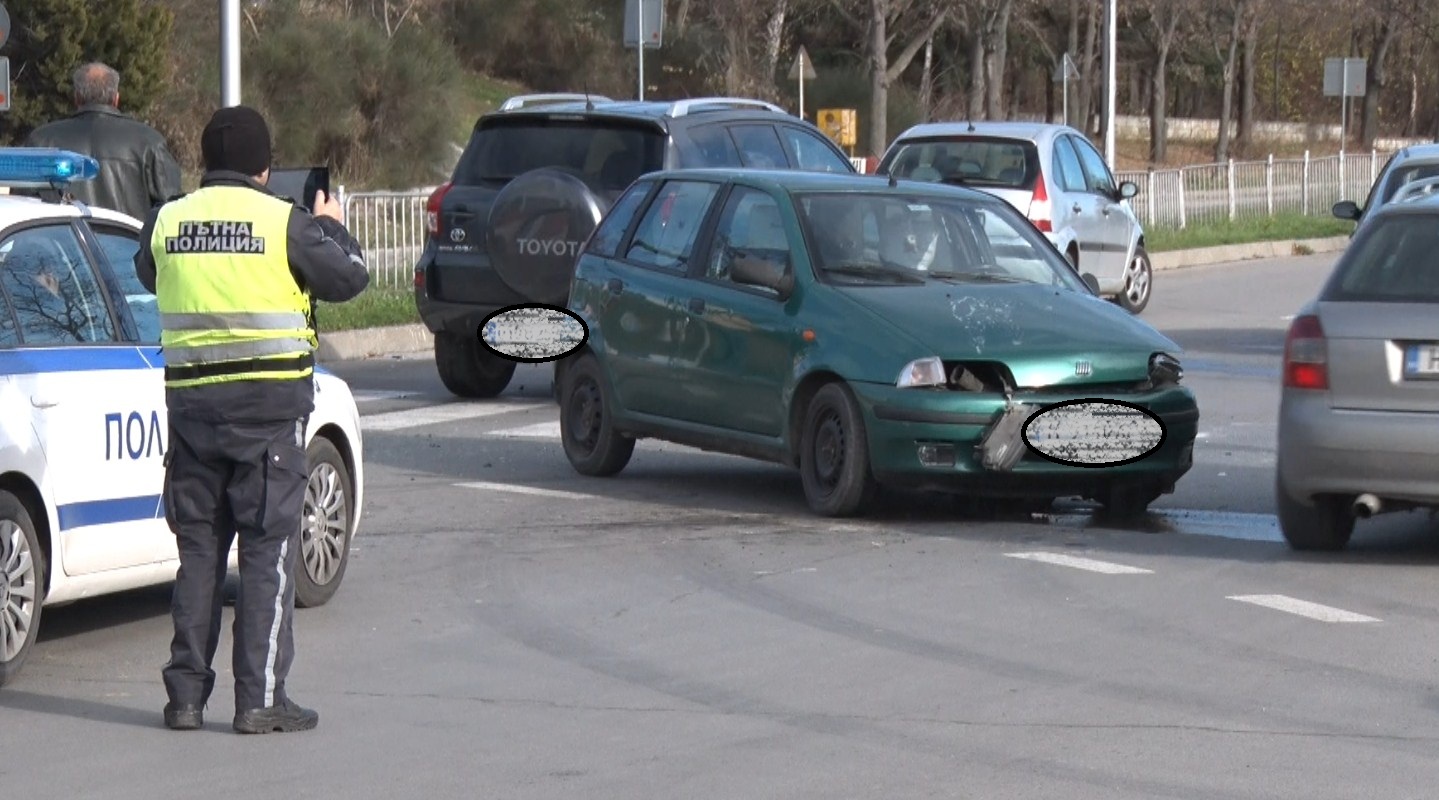 Катастрофа предизвика задръстване в Шумен