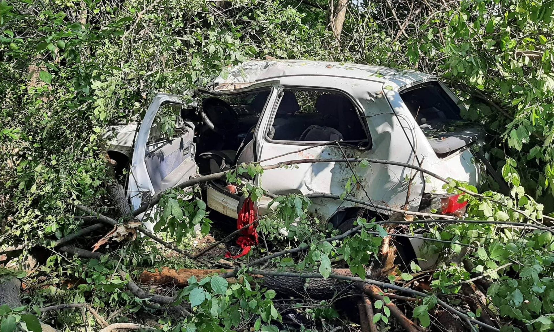 Катастрофа с двама ранени до с. Дибич