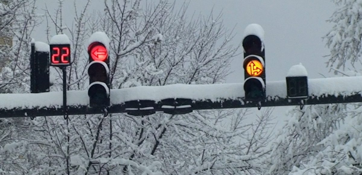 зима зимна обстановка